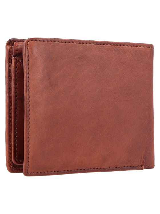 Greenburry Vintage vasket pung i læder 13 cm