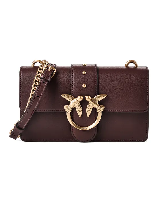 PINKO Love One Crossbody-väska Läder 21 cm PINKO Love One Crossbody-väska Läder 21 cm