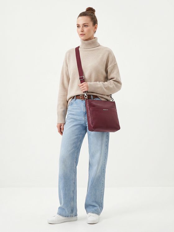 Mandarina Duck Mellow Bolsa de hombro Piel natural 27 cm Mandarina Duck Mellow Bolsa de hombro Piel natural 27 cm