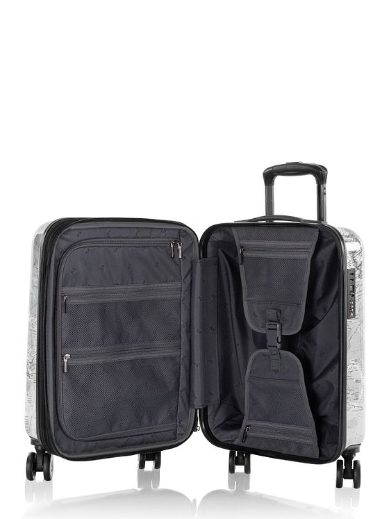 Heys Black Camo 4 hjul Kabinetrolley S 53 cm med strækfold