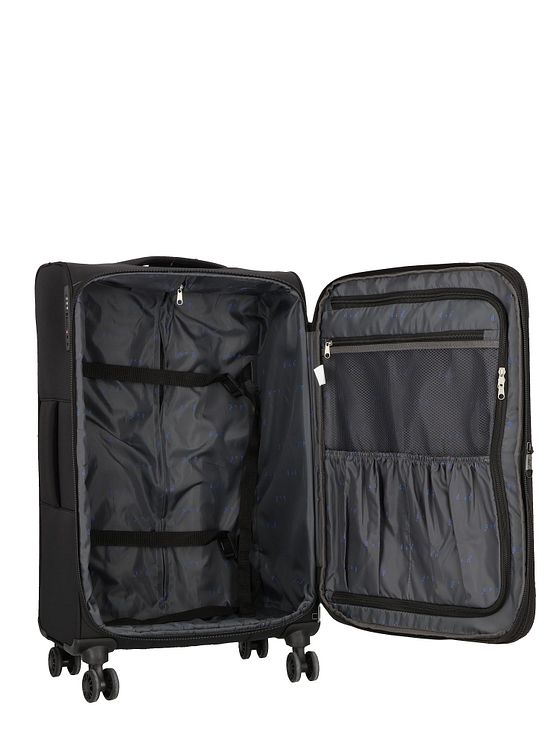 d & n Travel Line 9504 4 hjul Trolley M 67 cm med strækfold