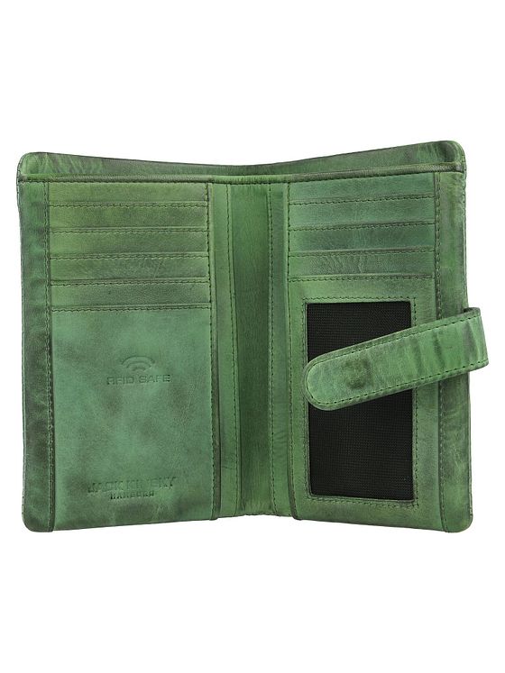 Jack Kinsky Peněženka Nelson RFID kožená 9,5 cm