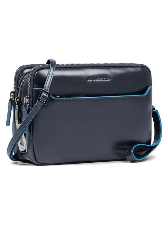 Piquadro Blue Square Taška přes rameno Kůže 23 cm