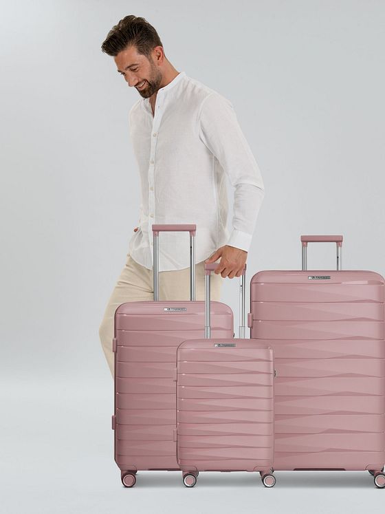 Franky London 4 hjul Kuffert 3-delt med strækfold