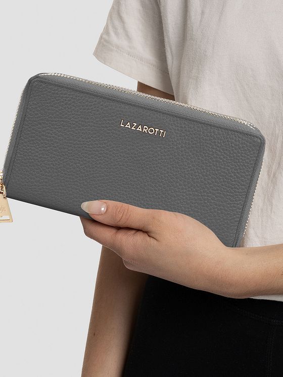 Lazarotti Bologna Leather Pung RFID-beskyttelse Læder 20 cm