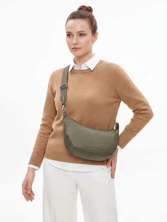 Mandarina Duck Mellow Leather Bolsa de hombro Piel natural 33 cm Mandarina Duck Mellow Leather Bolsa de hombro Piel natural 33 cm