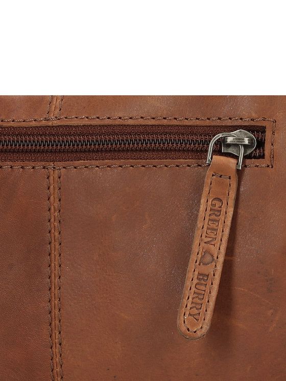 Greenburry Vintage Skuldertaske Læder 13 cm