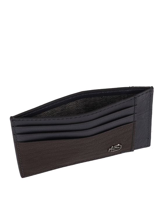 Piquadro Black Square Kreditkortetui Læder 11 cm