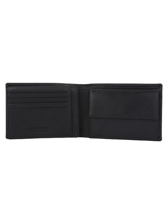 Greenburry Pure Black Pung RFID-beskyttelse Læder 12.5 cm Greenburry Pure Black Pung RFID-beskyttelse Læder 12.5 cm