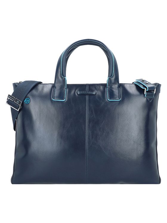 Piquadro Blue Square dokumentmappe læder 42 cm laptoprum Piquadro Blue Square dokumentmappe læder 42 cm laptoprum