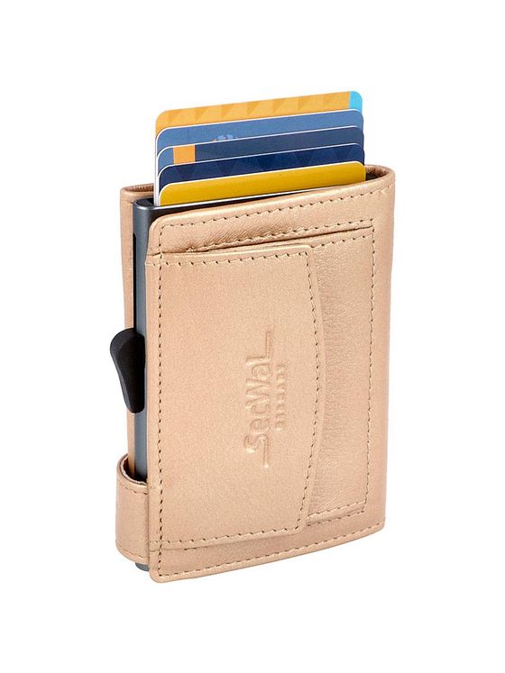 SecWal Pouzdro na kreditní karty RFID kožené 7 cm