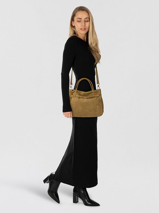 abro Jill Skuldertaske Læder 36 cm