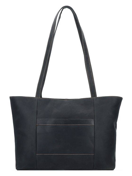 Jack Kinsky Baltimore 18 skuldertaske i læder 34 cm