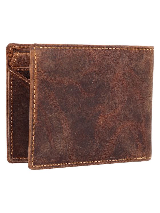 Greenburry Vintage peněženka s reliéfem ryby z kůže 12 cm