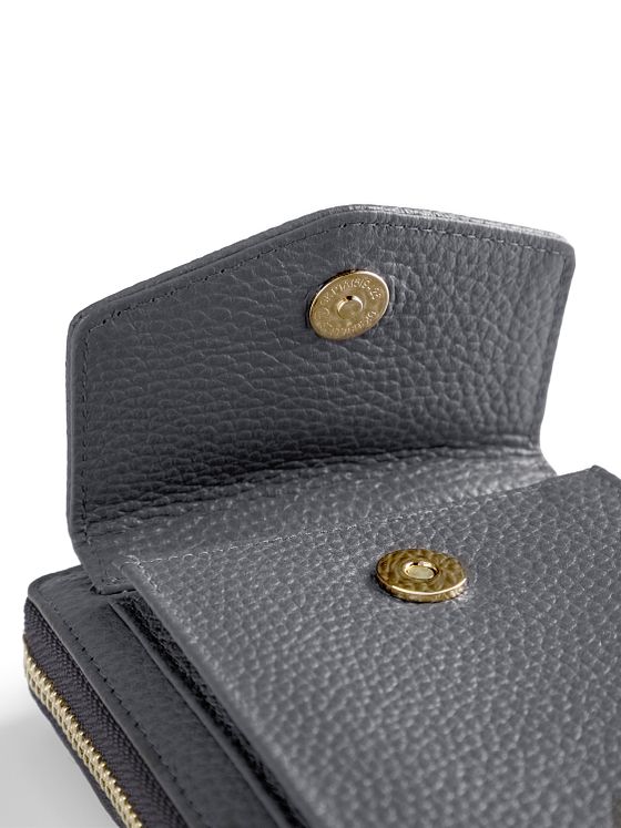 Lazarotti Bologna Leather Zip-Around Peněženka Pouzdro na mobilní telefon kožené 19 cm