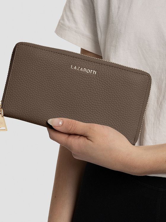 Lazarotti Bologna Leather Pung RFID-beskyttelse Læder 20 cm