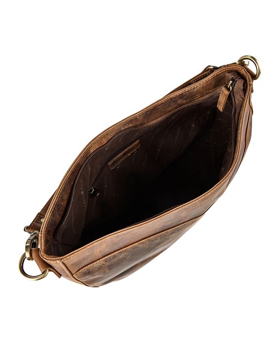 Greenburry Vintage Skuldertaske Læder 37 cm