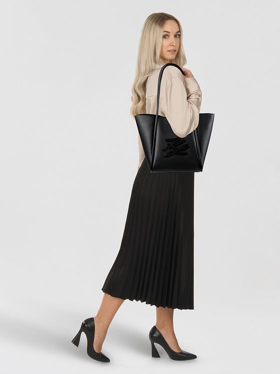 Karl Lagerfeld Autograph Shopper-taske Læder 40 cm