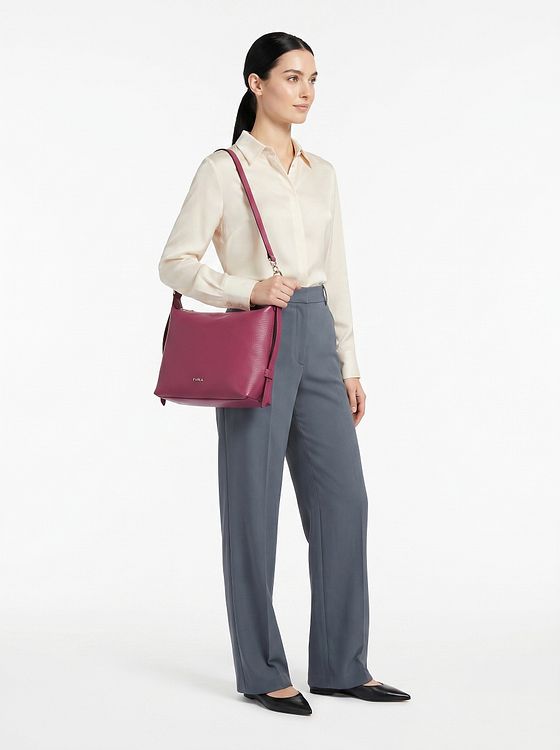 Furla Tonie Skuldertaske Læder 22 cm Furla Tonie Skuldertaske Læder 22 cm