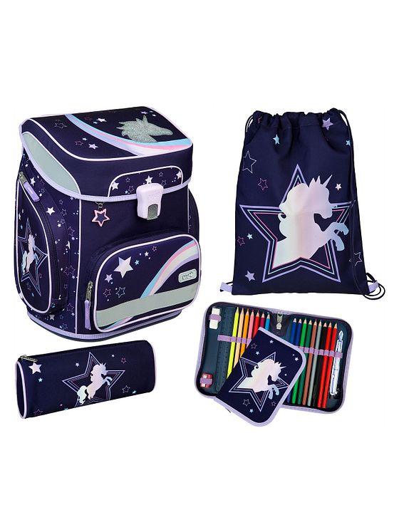 Scooli EasyFit Skoleransel-sæt 5-delt