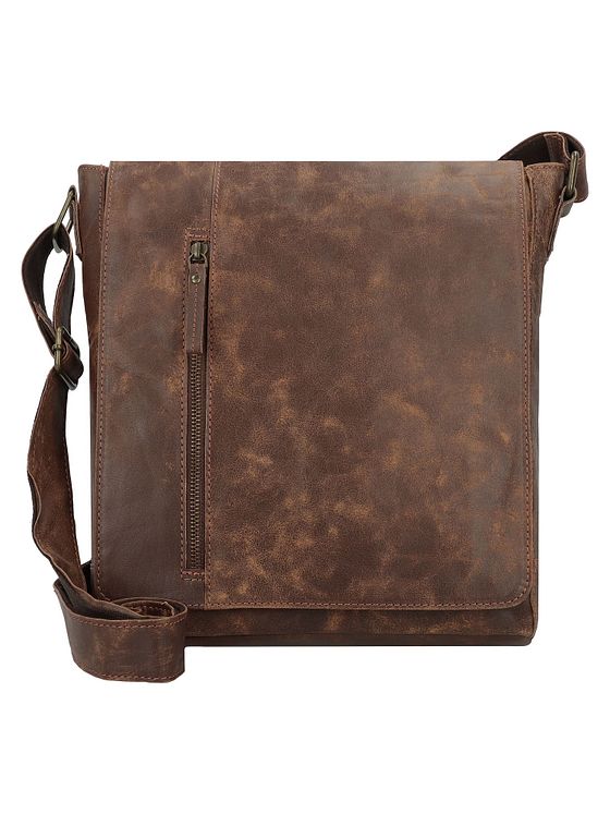 Harold's Crunchy skuldertaske i læder 27 cm