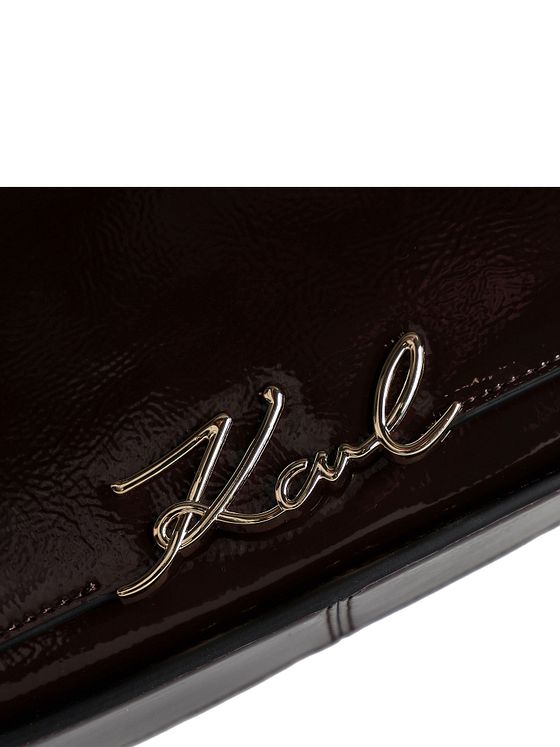 Karl Lagerfeld Signature Skuldertaske Læder 24 cm