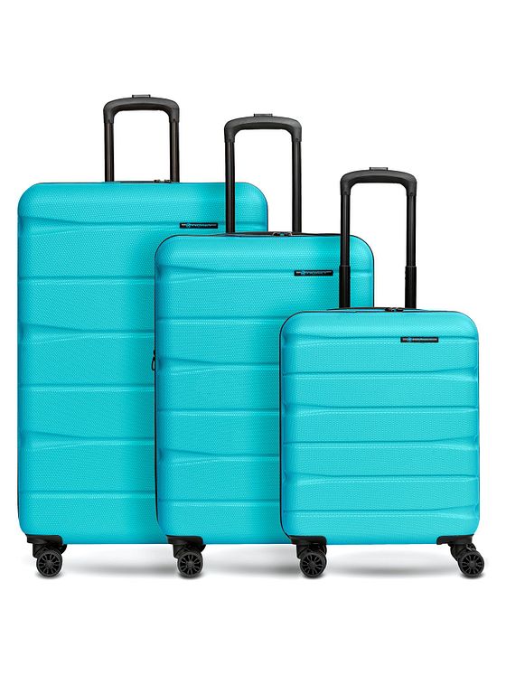 Franky Munich 4.0 4-hjulet kuffertsæt, 3-delt med stretchfoldning