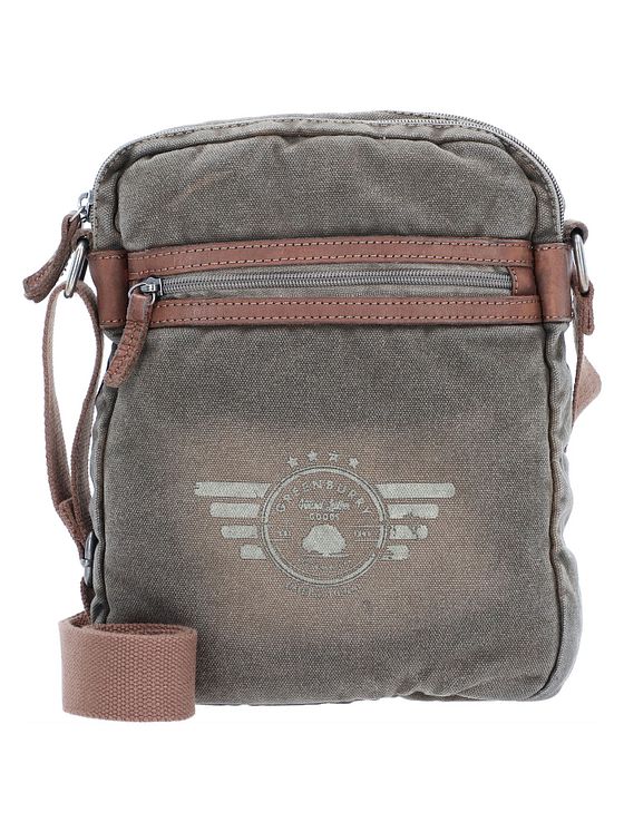 Greenburry Vintage Aviator-skuldertaske 22 cm