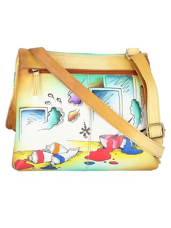 Greenland Nature Art+Craft skuldertaske i læder 30 cm