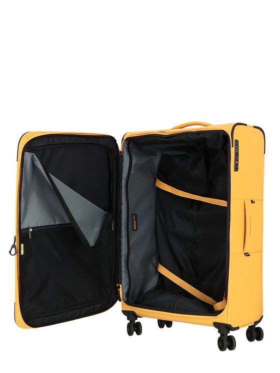 Mandarina Duck Eco Coated 4 hjul Trolley L 78 cm med strækfold