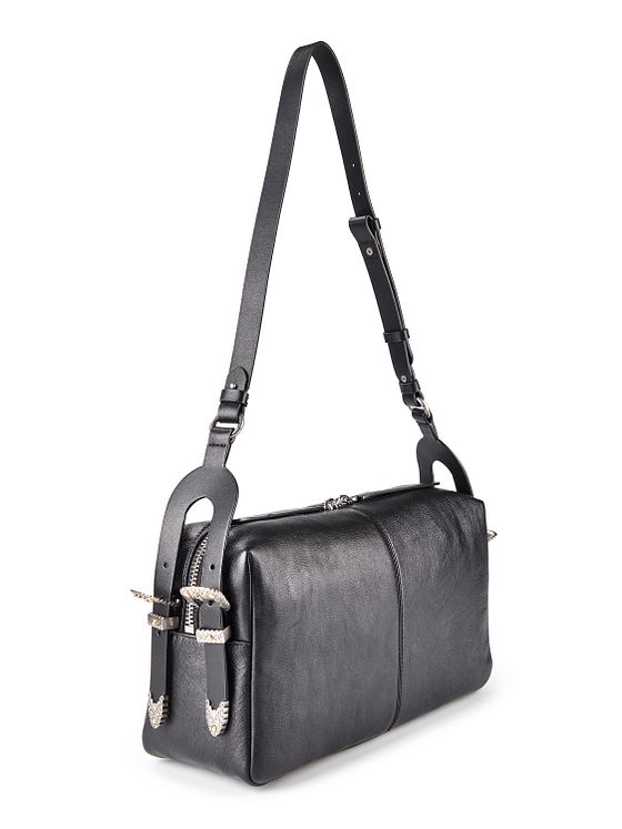 PINKO 24 Classic Skuldertaske Læder 34 cm