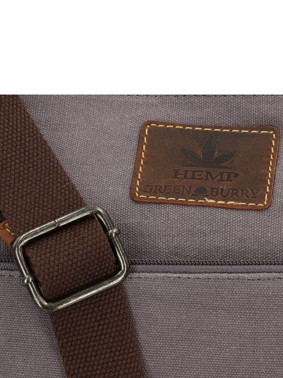 Greenburry Vintage skuldertaske i hamp 29 cm