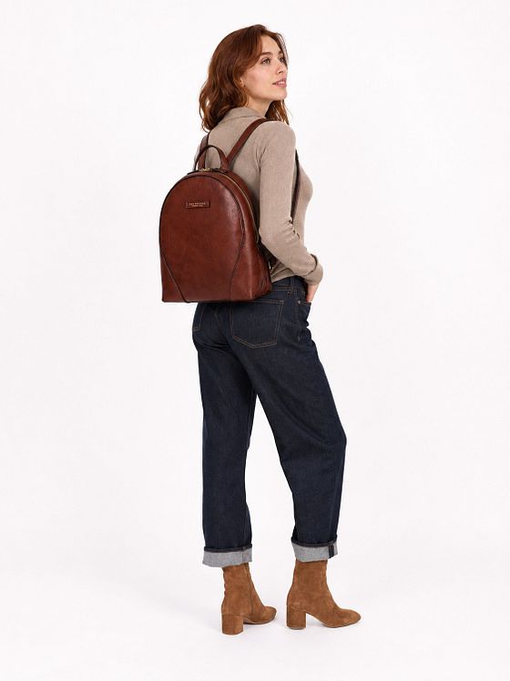 The Bridge Magda Mochila urbana Piel natural 31 cm The Bridge Magda Mochila urbana Piel natural 31 cm
