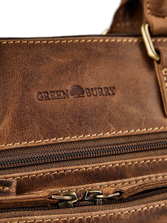 Greenburry Vintage Kabelka Kůže 34 cm