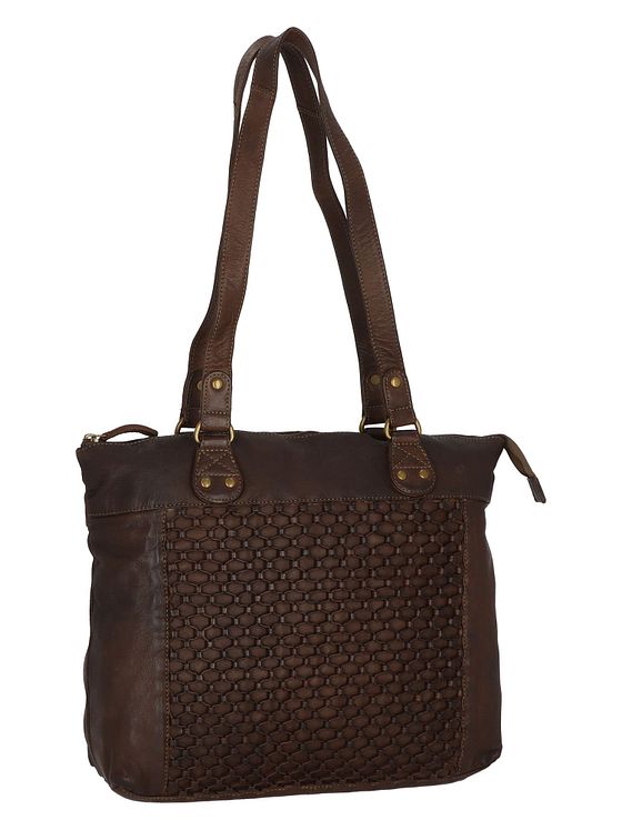 Greenland Nature Femi & Nine-skuldertaske i læder 35 cm