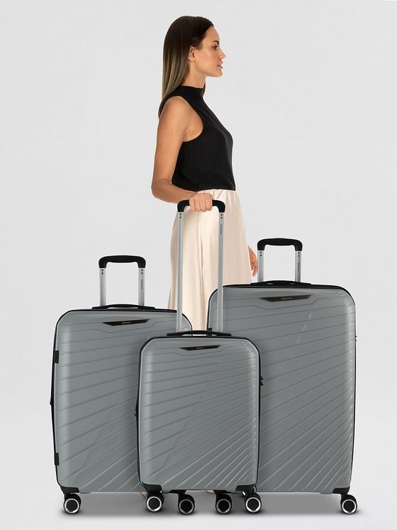 Benzi 5808 4 hjul Kuffert 3-delt med strækfold