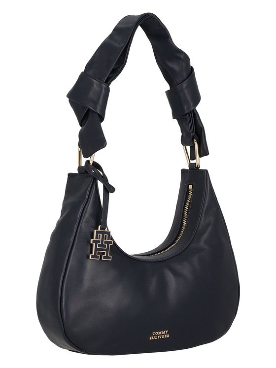 Tommy Hilfiger Pushlock Skuldertaske Læder 28 cm