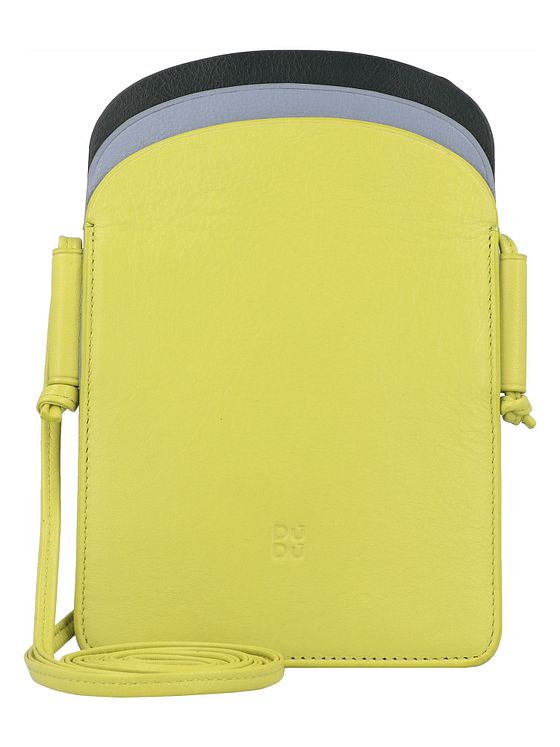 DuDu Farverigt Minorca-mobiltaske i læder 12 cm