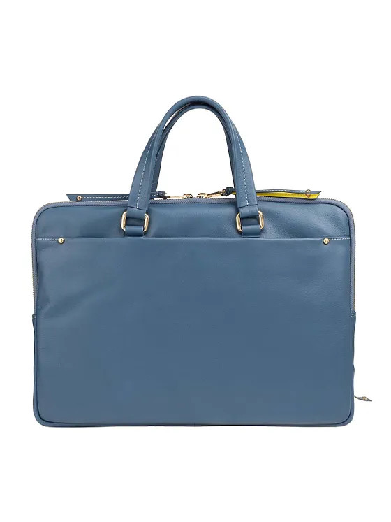 DuDu Pocket Portfölj Läder 36 cm Laptopfack