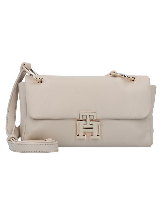 Tommy Hilfiger Pushlock Skuldertaske Læder 22 cm