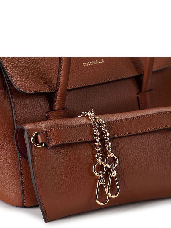 Coccinelle Double Beat Bolsa de hombro Piel natural 31 cm
