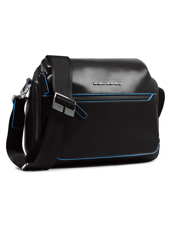 Piquadro Blue Square Skuldertaske Læder 27 cm