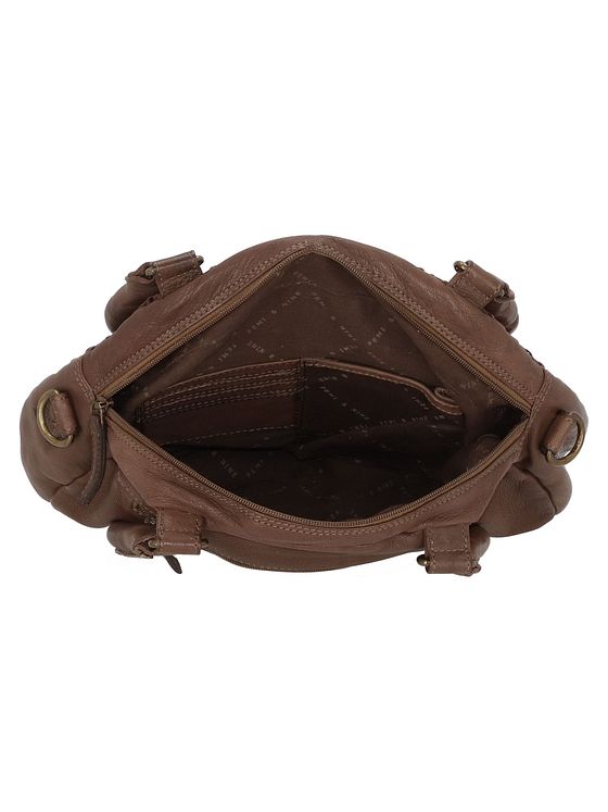 Greenland Nature Femi & Nine skuldertaske i læder 34 cm