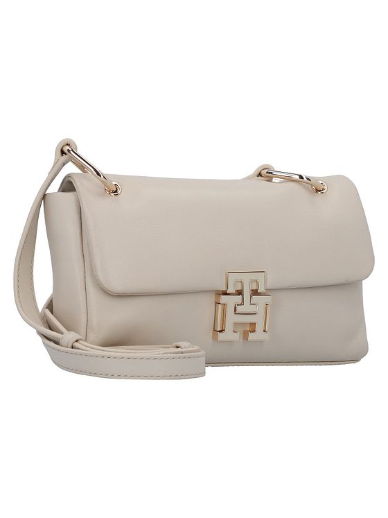 Tommy Hilfiger Pushlock Skuldertaske Læder 22 cm