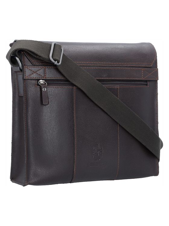 Leonhard Heyden Dakota skuldertaske i læder 31 cm