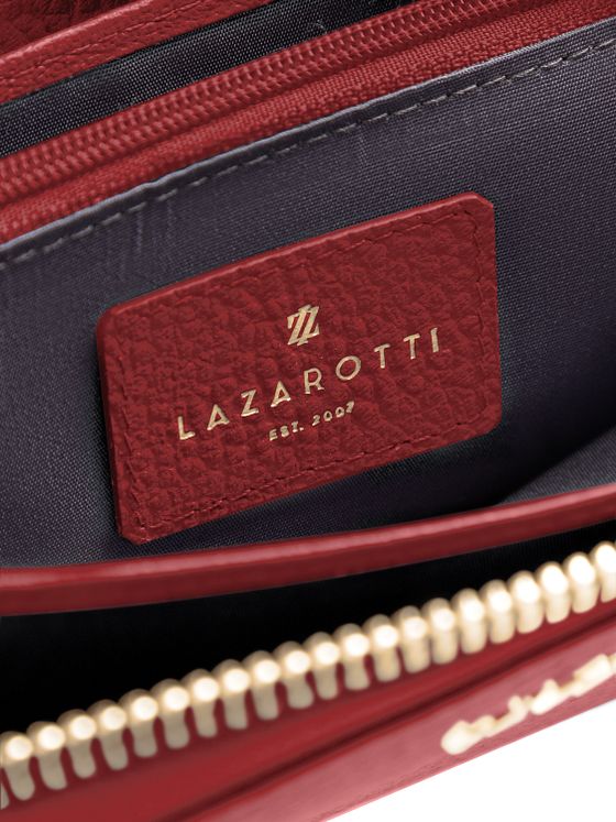 Lazarotti Bologna Leather XL Zip-Around Pung Læder 19 cm