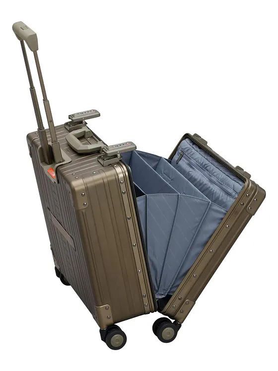 Aleon Deluxe-businessväska med 4-hjulig konstruktion i Aluminium, 45 cm Aleon Deluxe-businessväska med 4-hjulig konstruktion i Aluminium, 45 cm