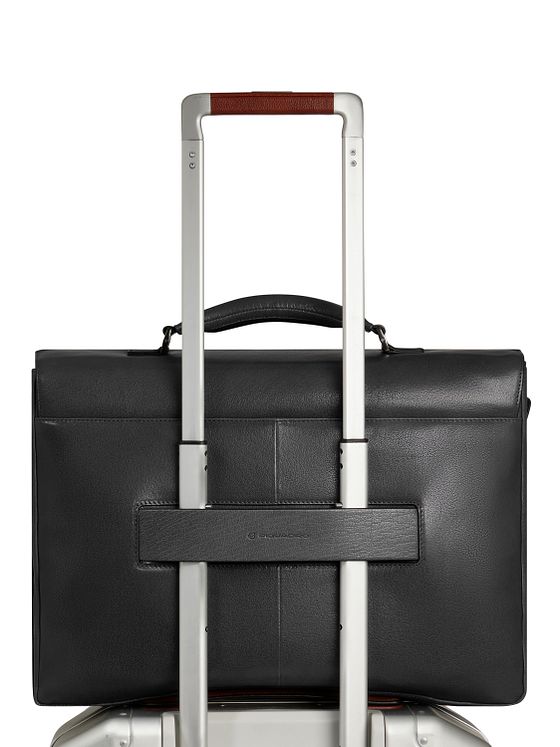 Piquadro Solm Dokumenttaske Læder 42 cm Laptoprum
