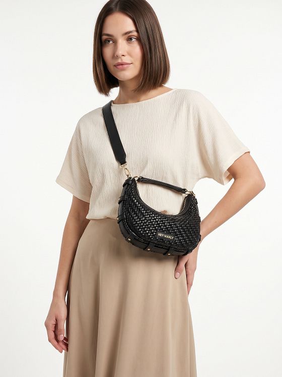 Hey Marly Lifetime Sister Woven Crossbody-laukku S 26 cm Hey Marly Lifetime Sister Woven Crossbody-laukku S 26 cm