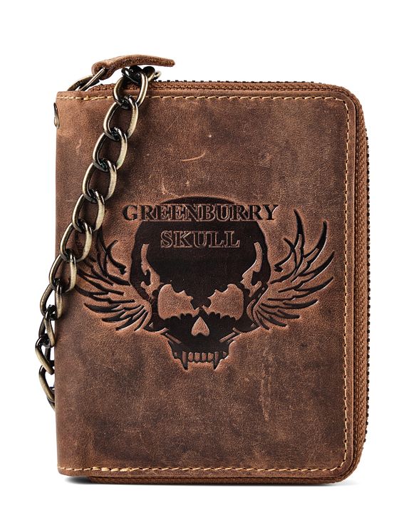 Greenburry Biker Pung Læder 10 cm